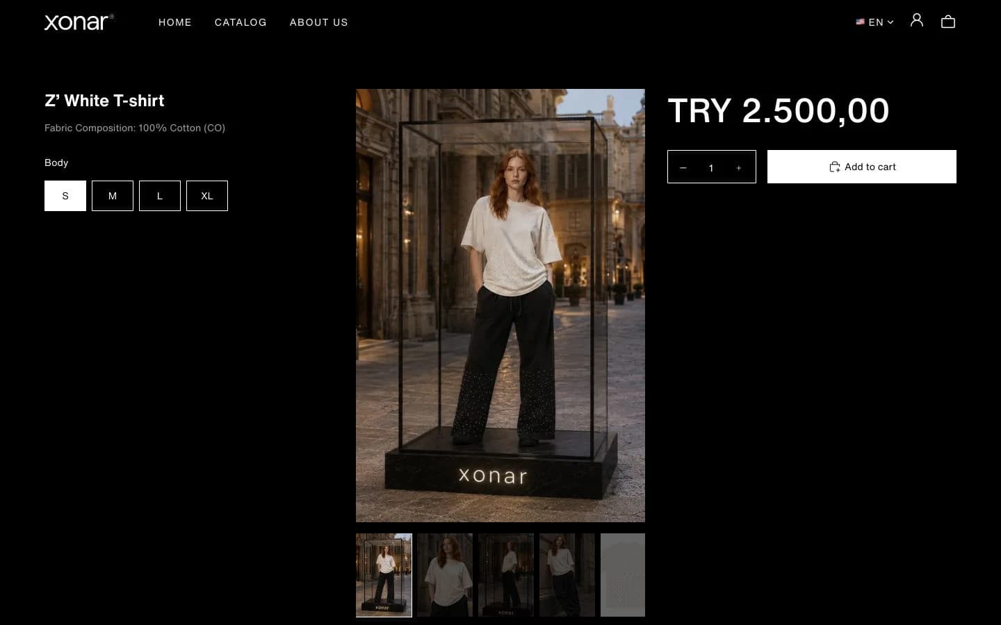 XONAR product and checkout experience