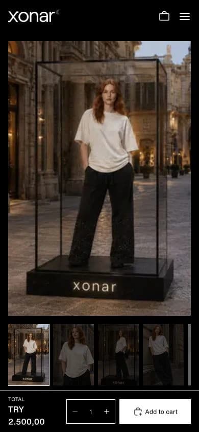 XONAR mobile product page
